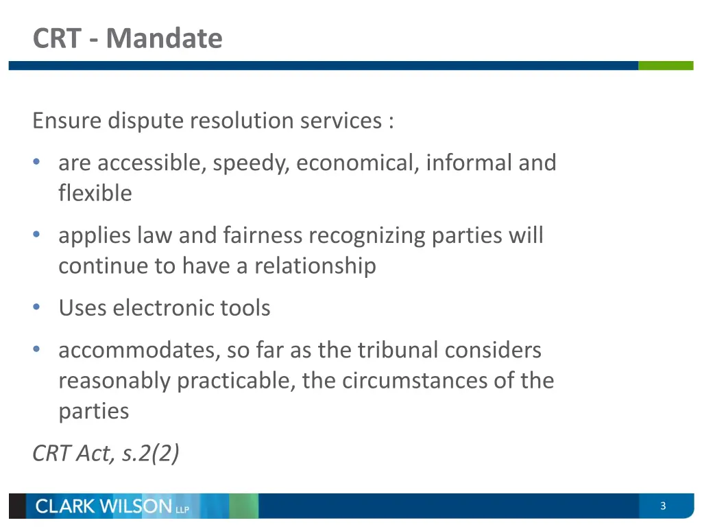 crt mandate