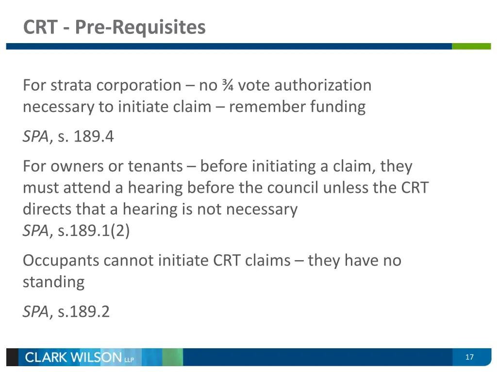 crt pre requisites