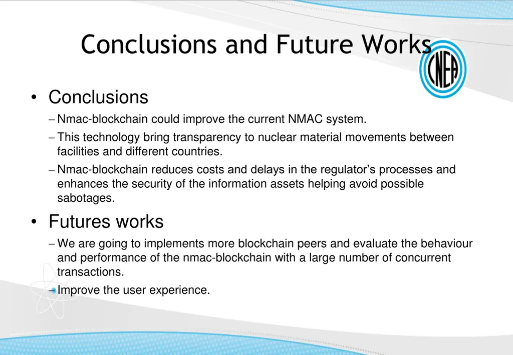 conclusions and future works