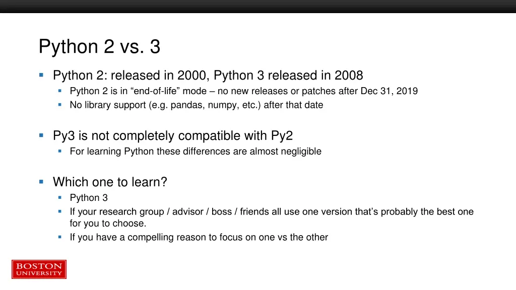 python 2 vs 3