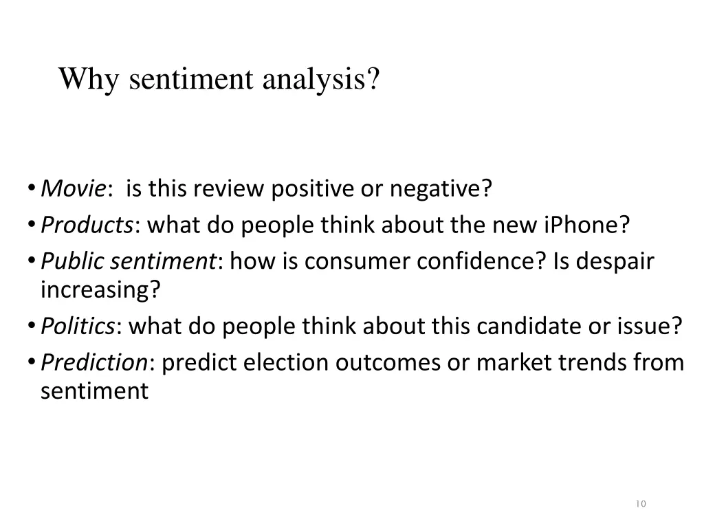 why sentiment analysis