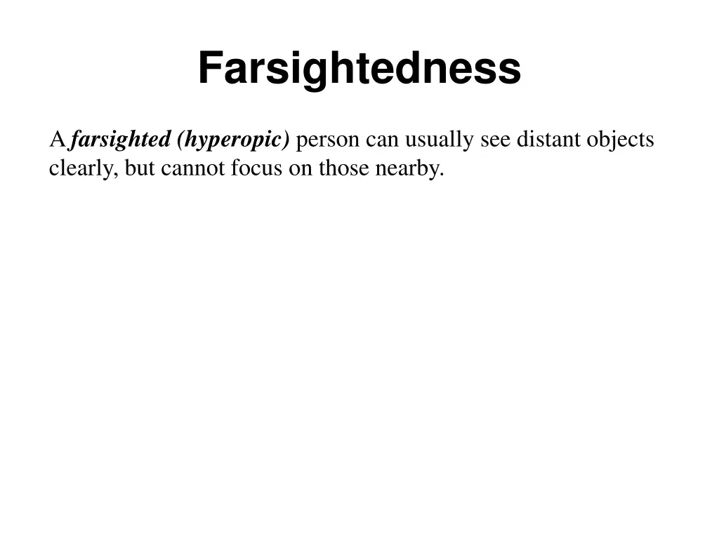 farsightedness