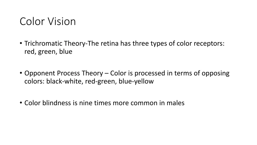 color vision