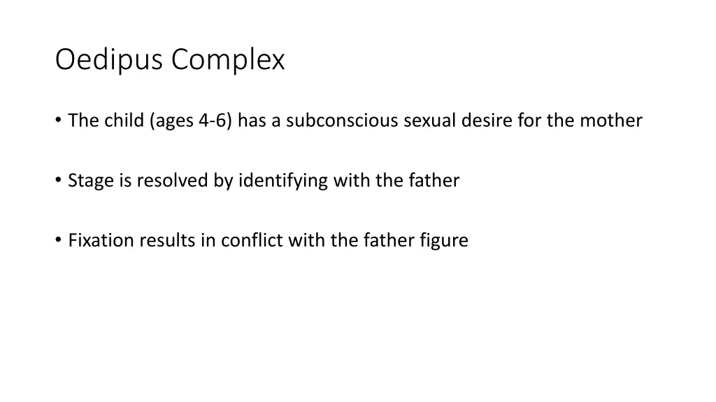 oedipus complex