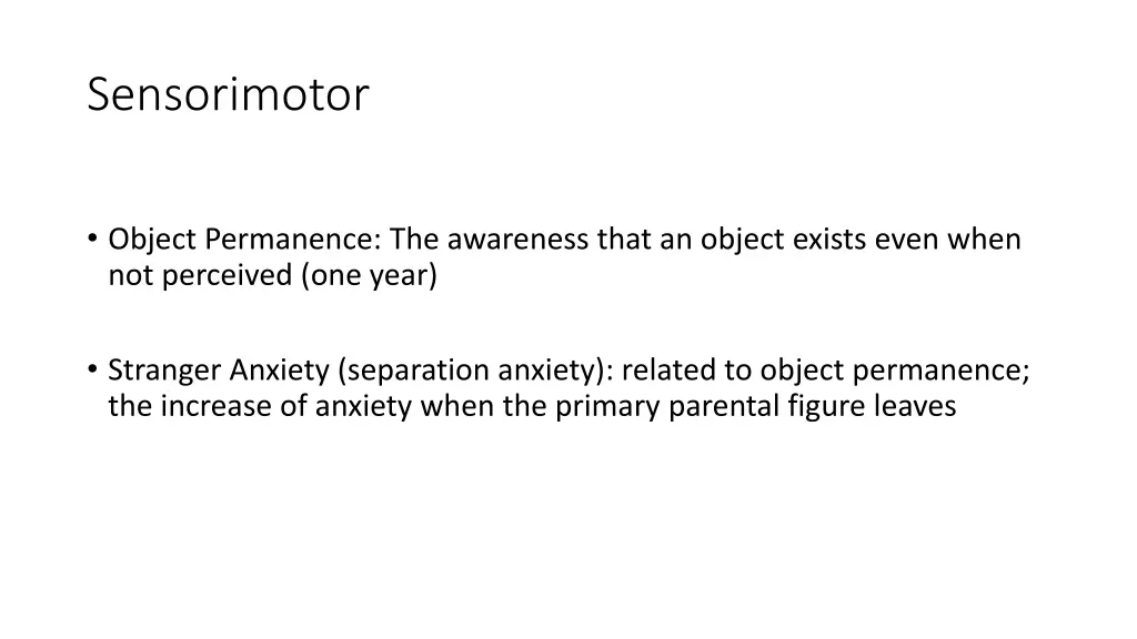 sensorimotor