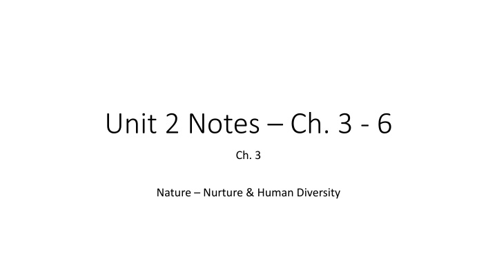 unit 2 notes ch 3 6