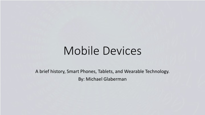 mobile devices