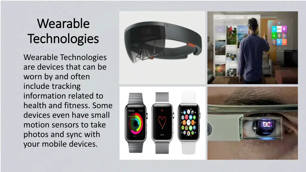 wearable wearable technologies technologies