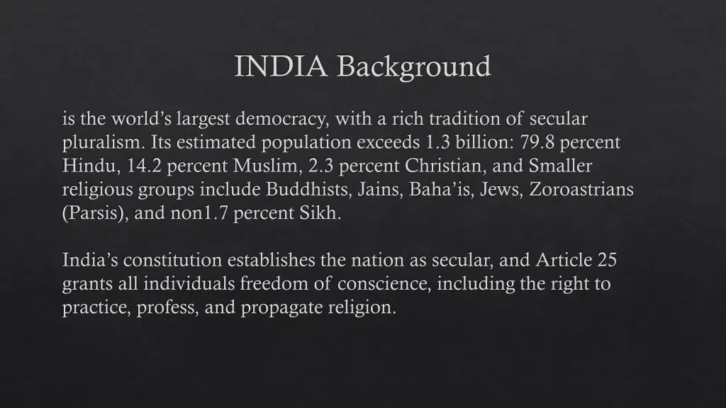 india background