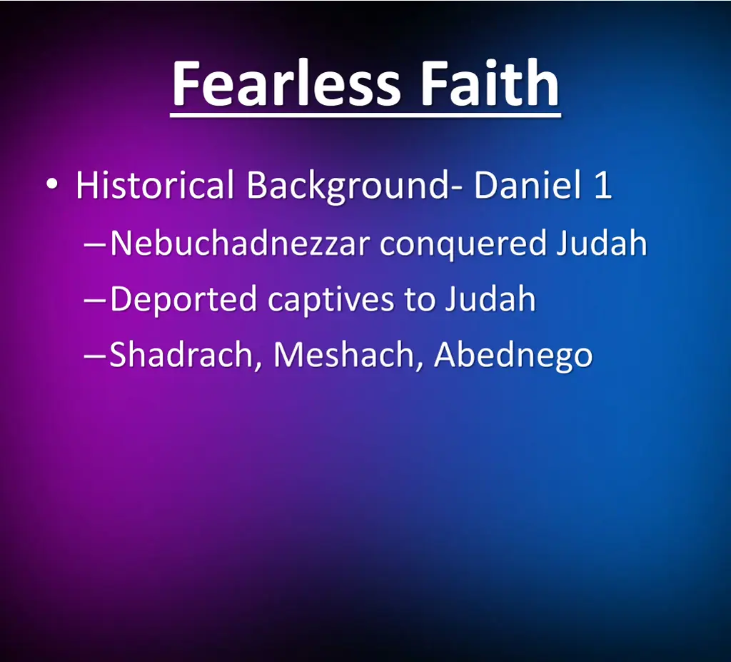 fearless faith 1