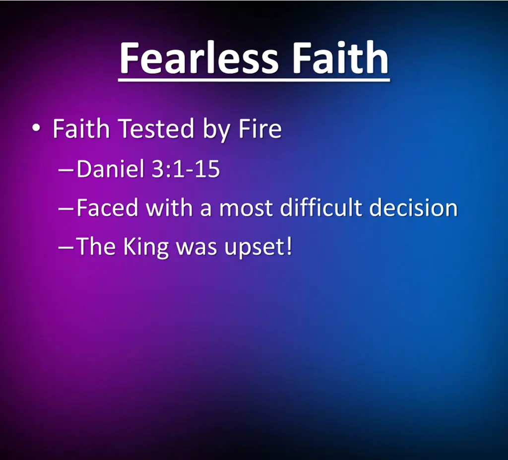 fearless faith 2