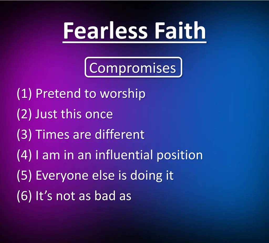 fearless faith 6