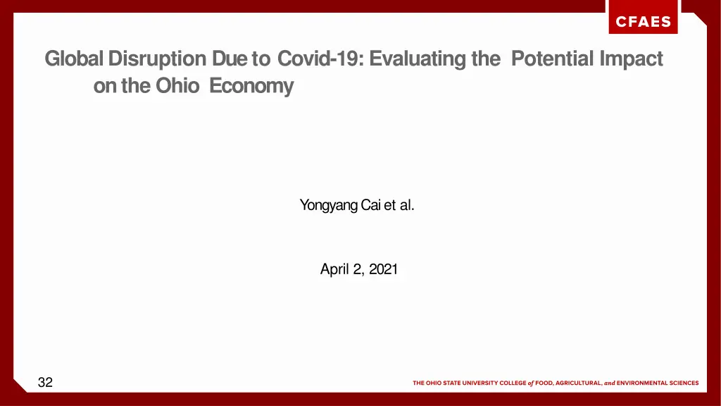 global disruption due to covid 19 evaluating