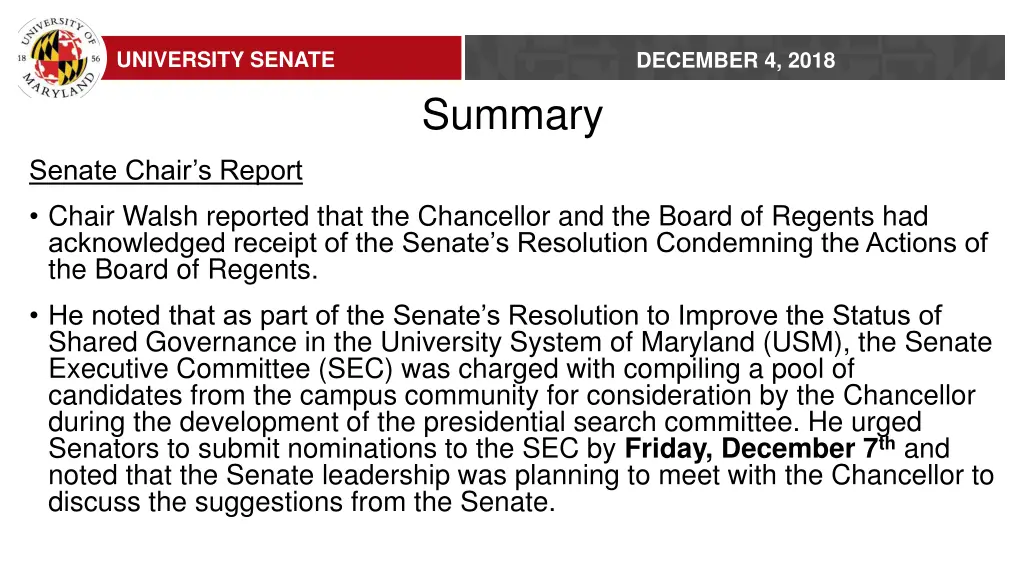 university senate 4