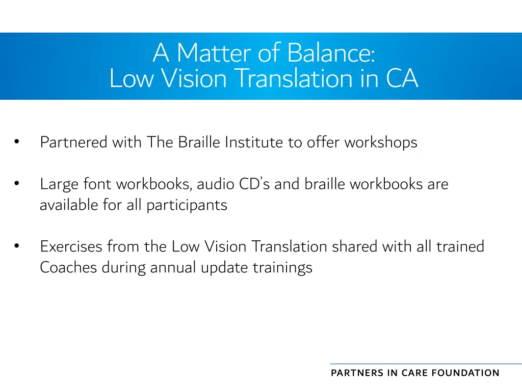 a matter of balance low vision translation in ca