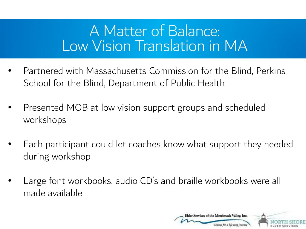 a matter of balance low vision translation