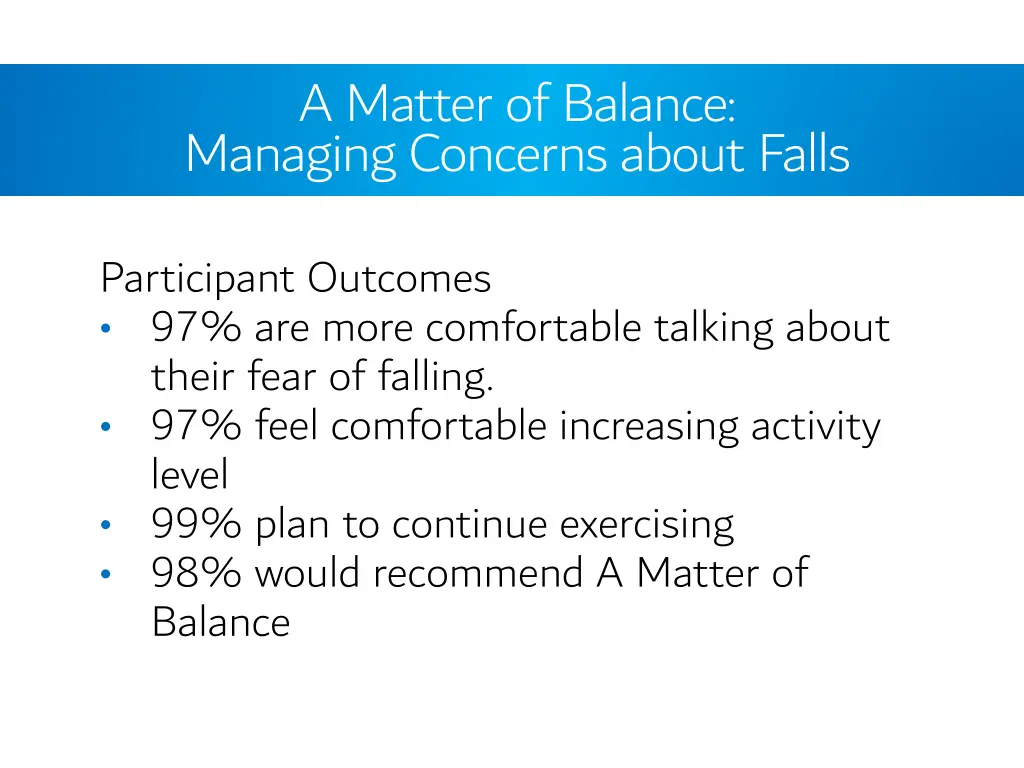 a matter of balance managing concerns about falls 1