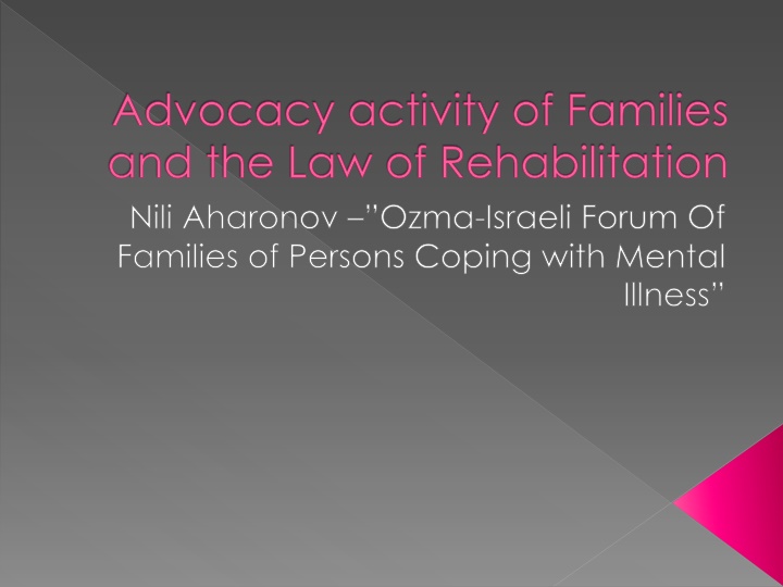 advocacy activity of families