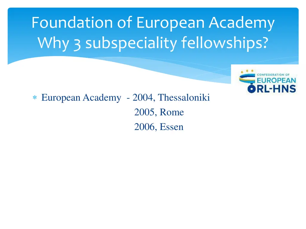 foundation of european academy