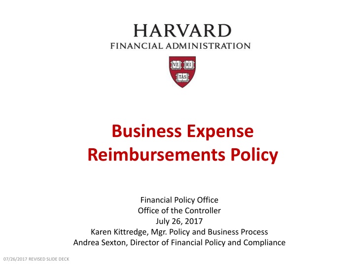 business expense reimbursements policy