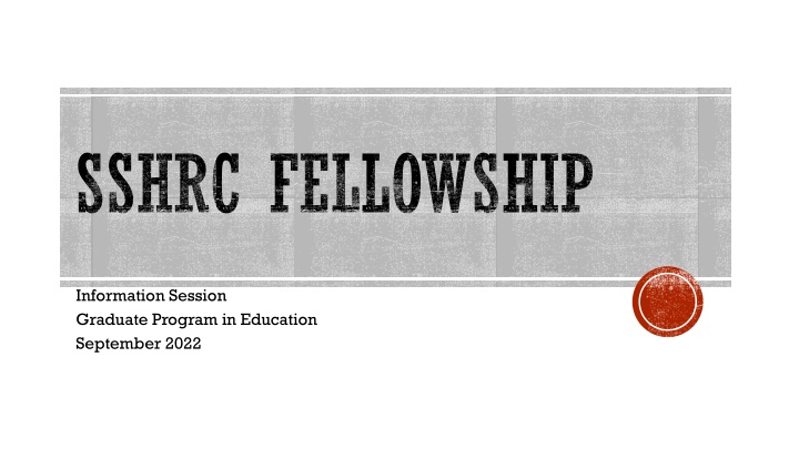 sshrc fellowship