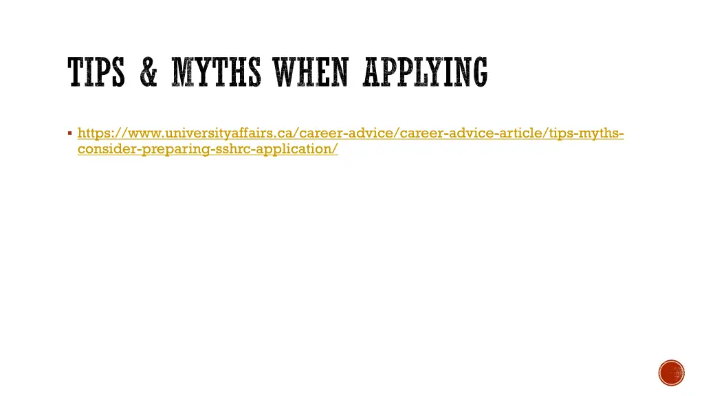 tips myths when applying