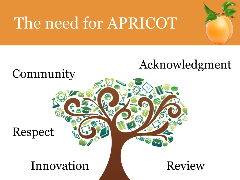 the need for apricot