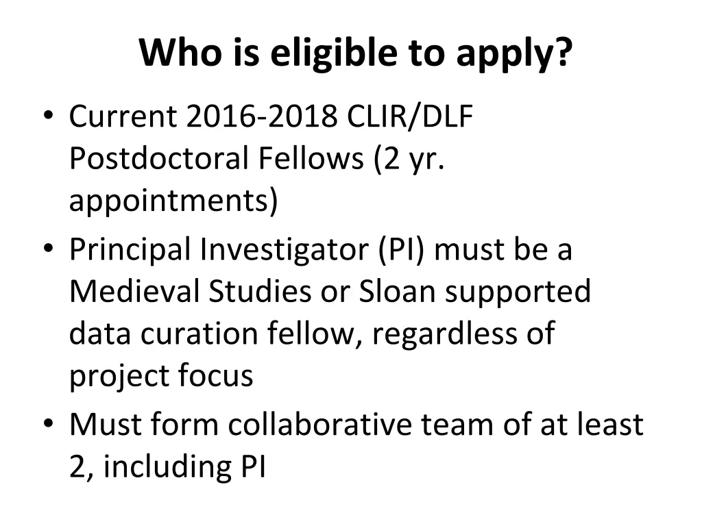 who is eligible to apply