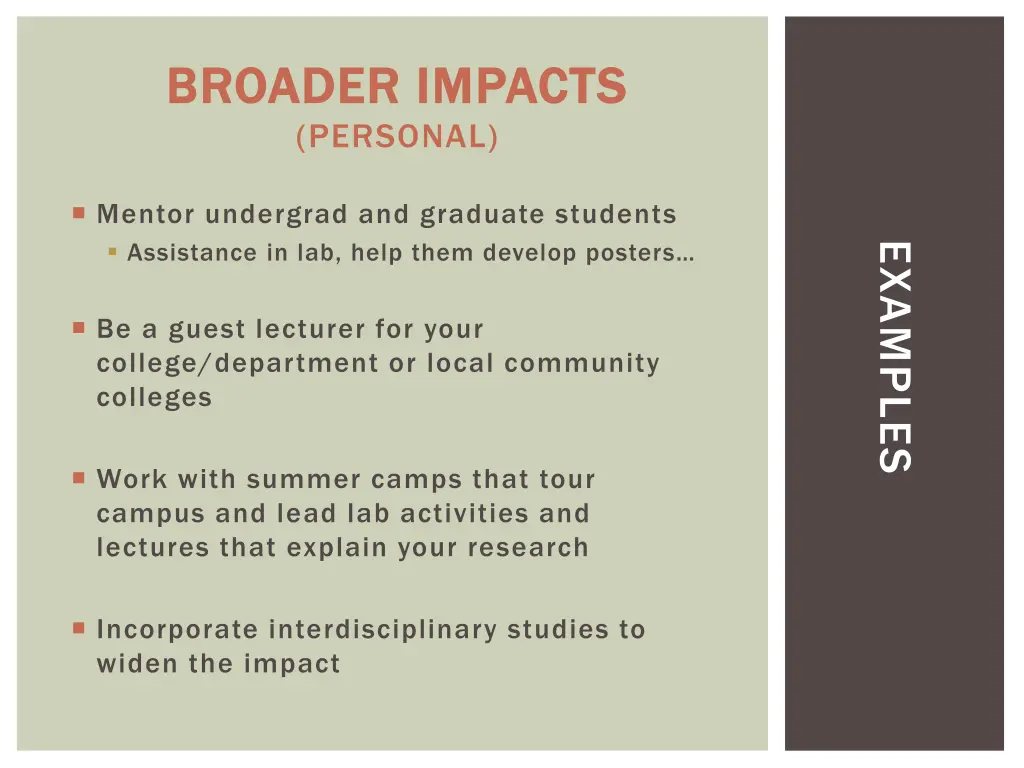 broader impacts broader impacts personal