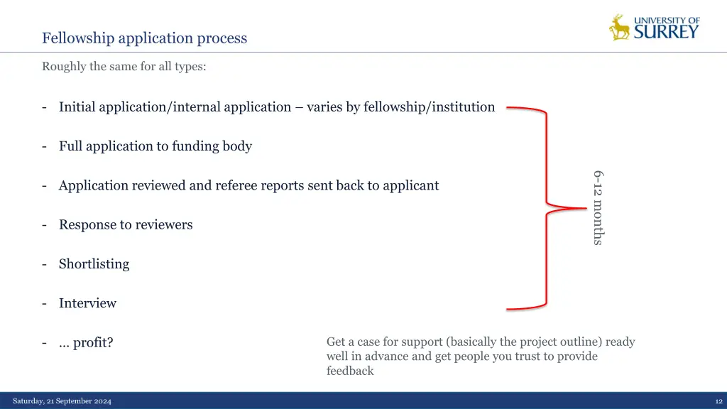 fellowship application process