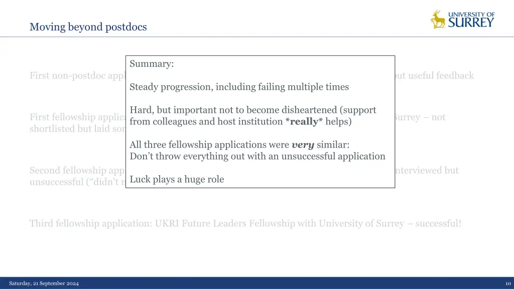 moving beyond postdocs 5