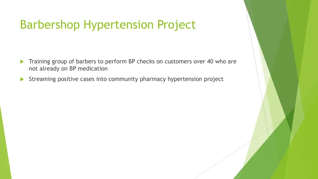 barbershop hypertension project