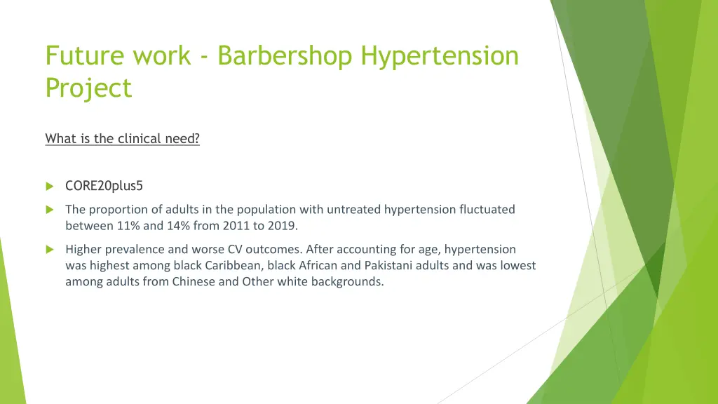 future work barbershop hypertension project