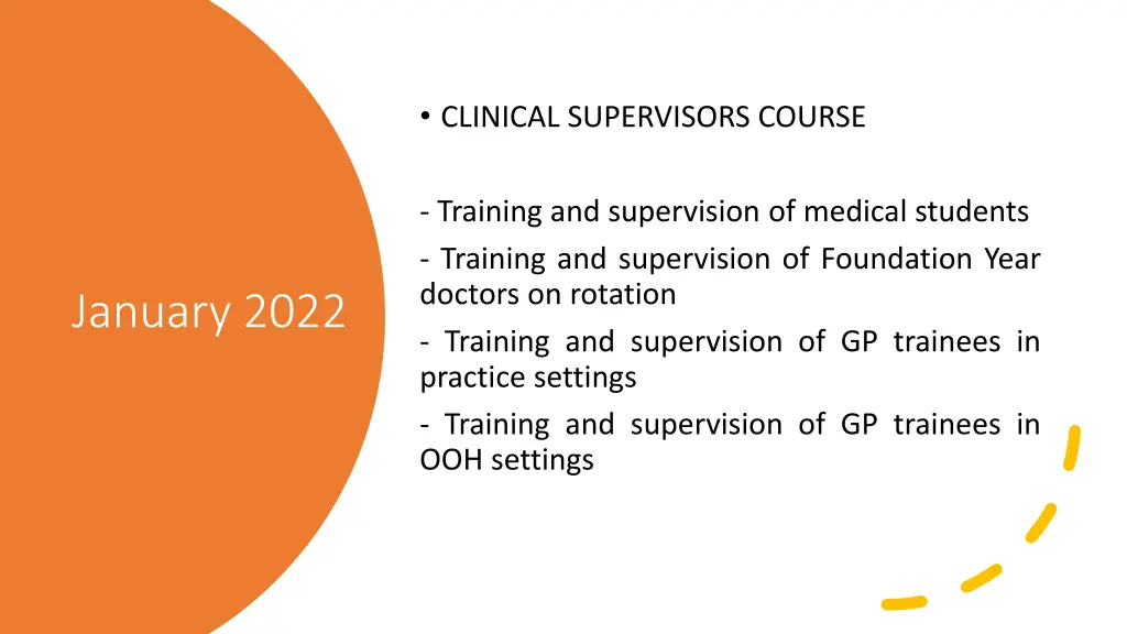 clinical supervisors course