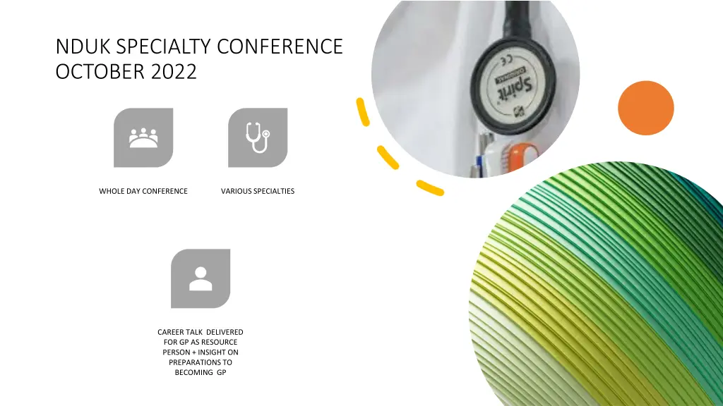 nduk specialty conference october 2022