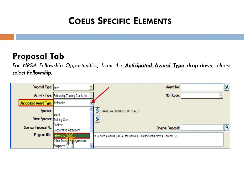 c oeus s pecific e lements 1