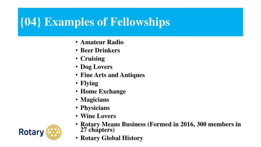 04 examples of fellowships