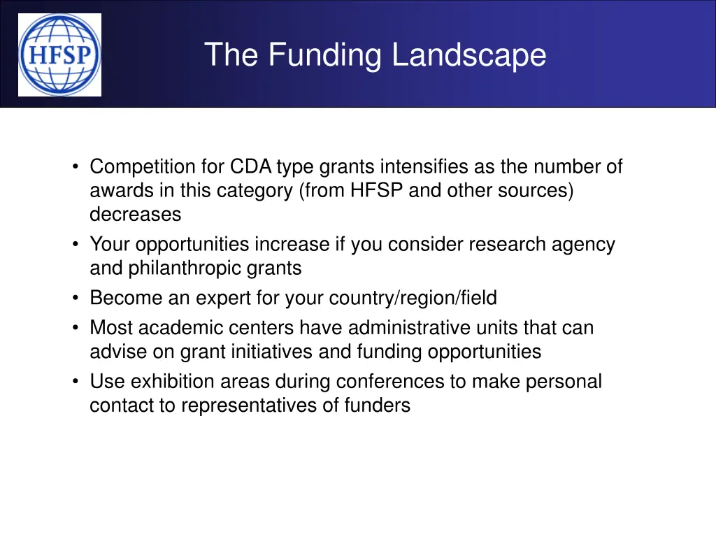 the funding landscape