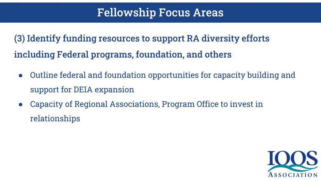 fellowship focus areas 2