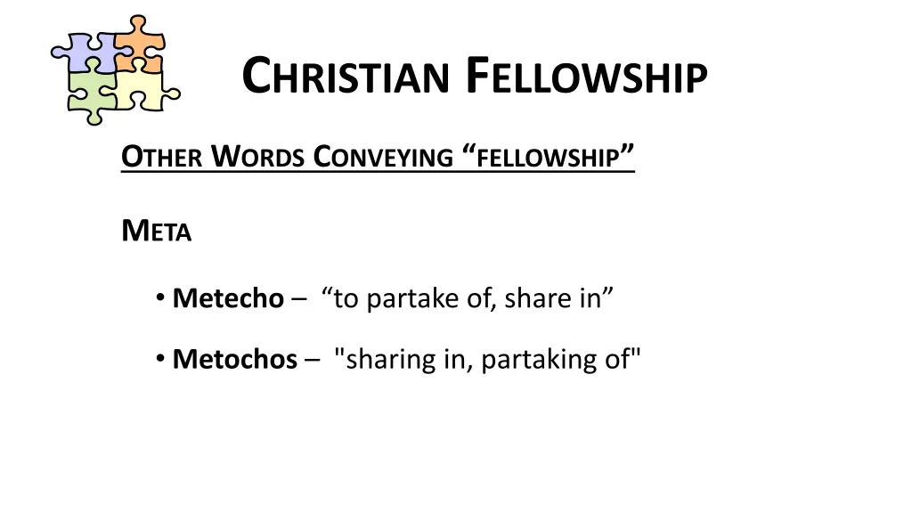 c hristian f ellowship 4