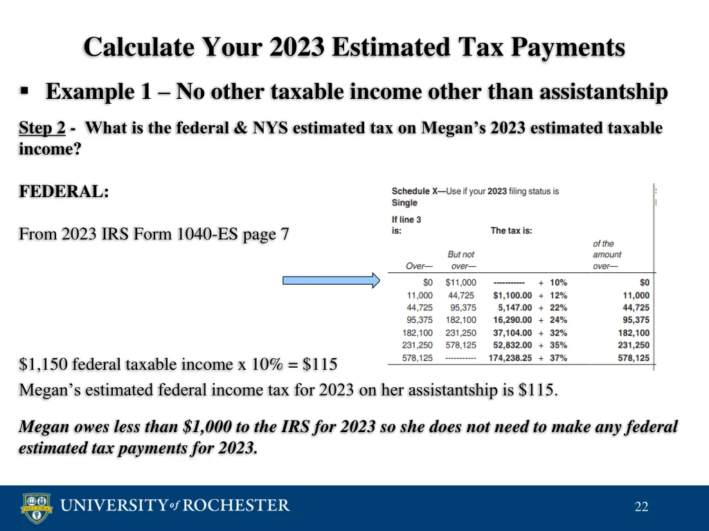 calculate your 2023 estimated tax payments 1