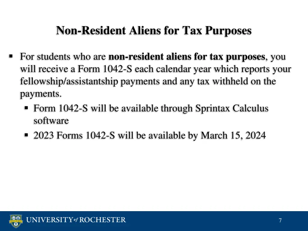 non resident aliens for tax purposes 1