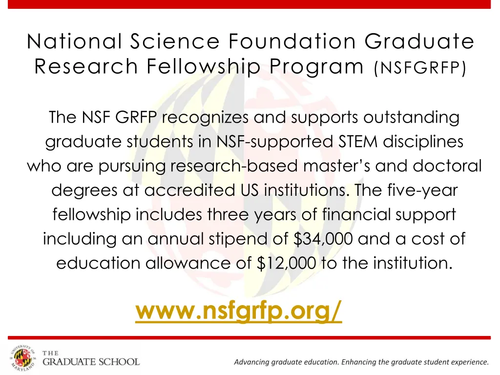 national science foundation graduate research