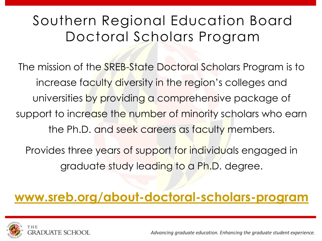 southern regional education board doctoral