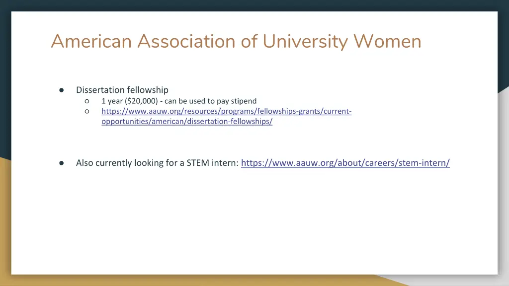 american association of university women