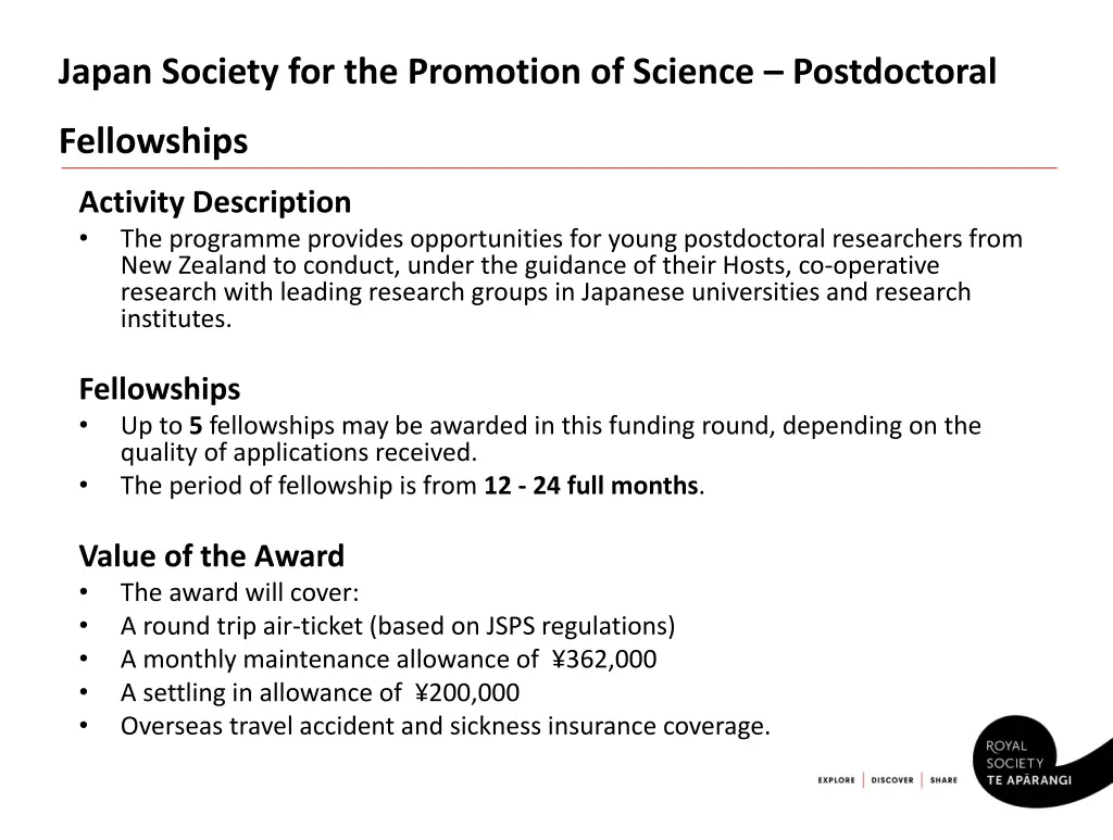 japan society for the promotion of science