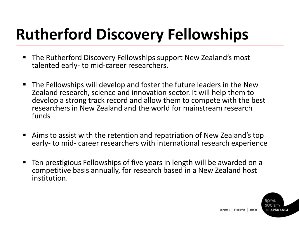 rutherford discovery fellowships 1