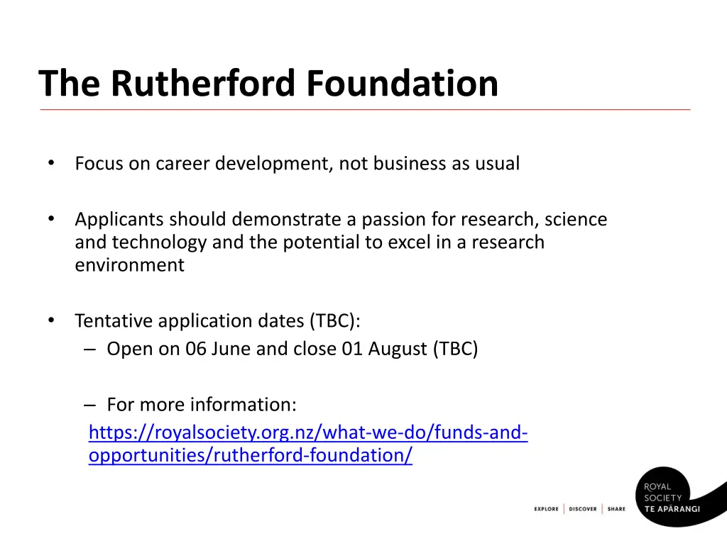 the rutherford foundation 2