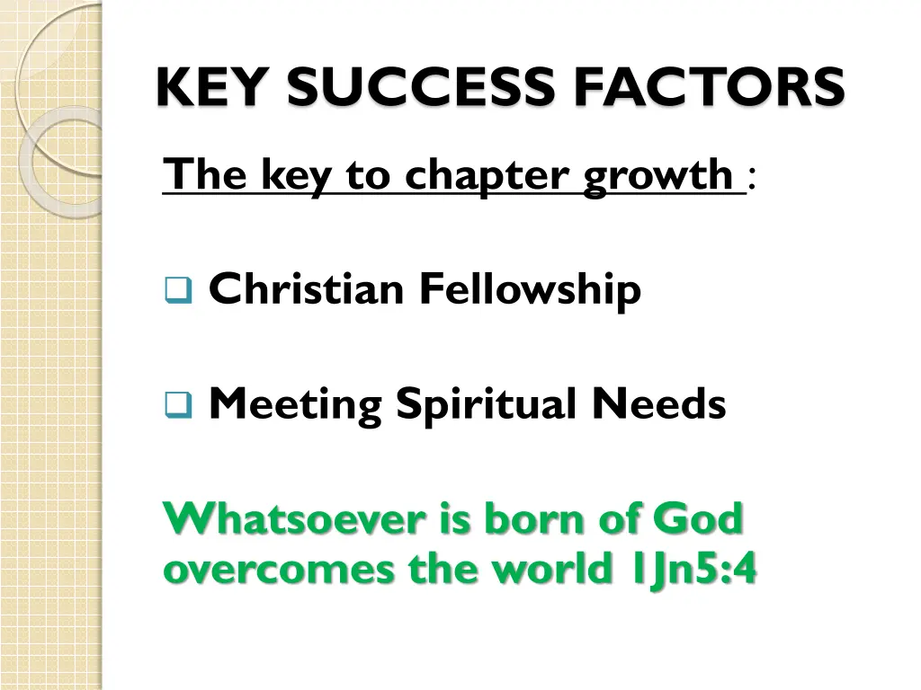 key success factors