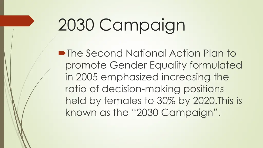 2030 campaign